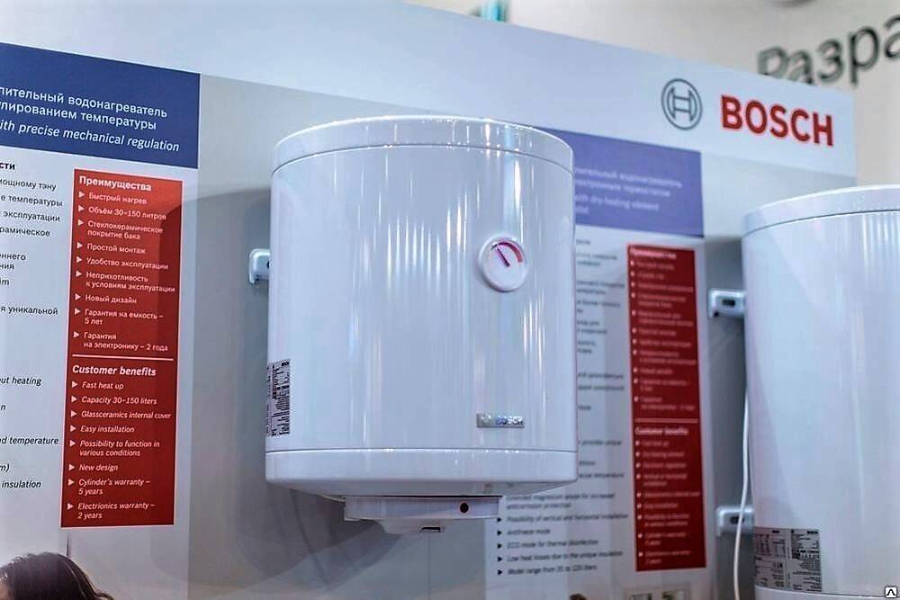 Накопительный водонагреватель Bosch Tronic.