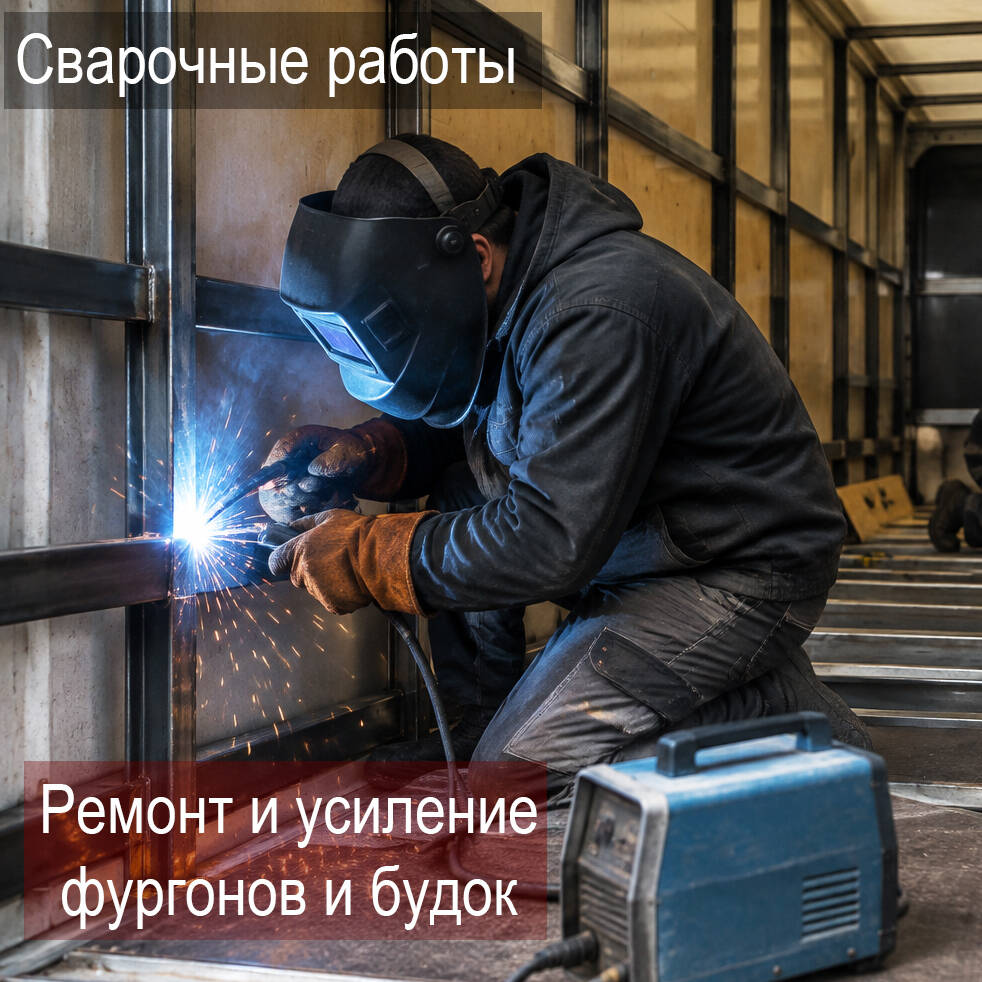 Ремонт грузовых будок и фургонов