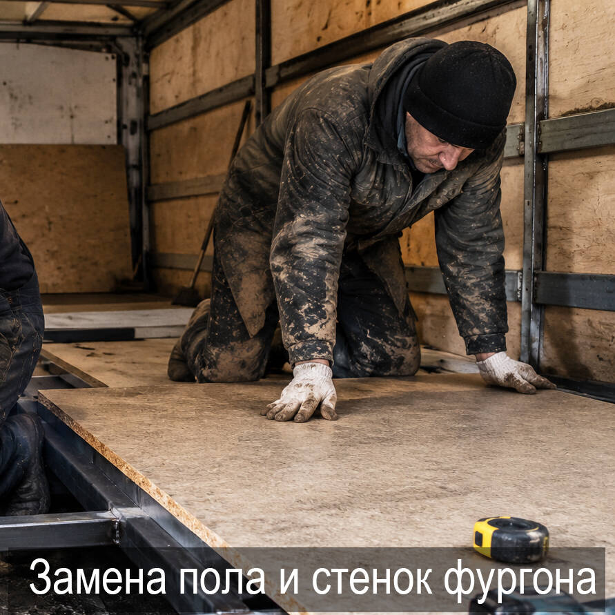 Ремонт грузовых будок и фургонов в Балашихе фото 2 Услуги Балашиха