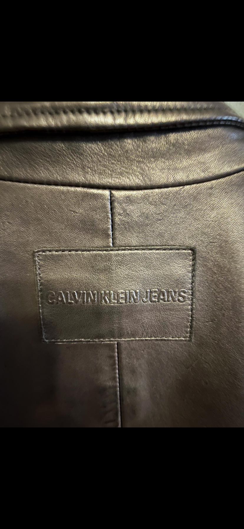 Кожаная куртка Calvin klein jeans в Москве фото 7 Личные вещи Москва