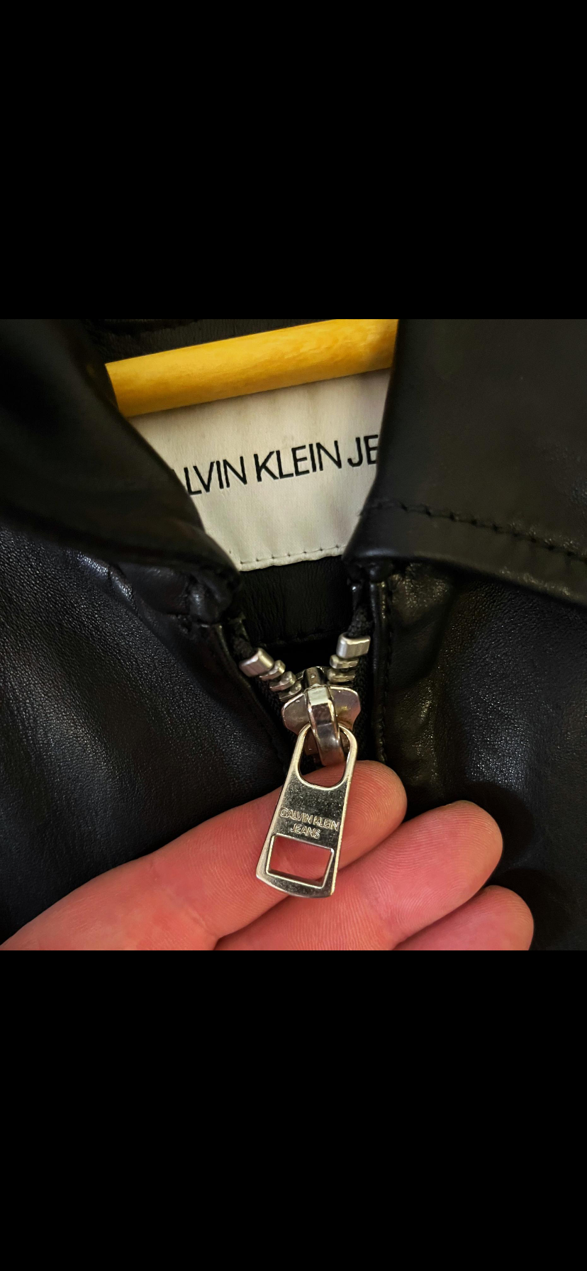 Кожаная куртка Calvin klein jeans в Москве фото 4 Личные вещи Москва
