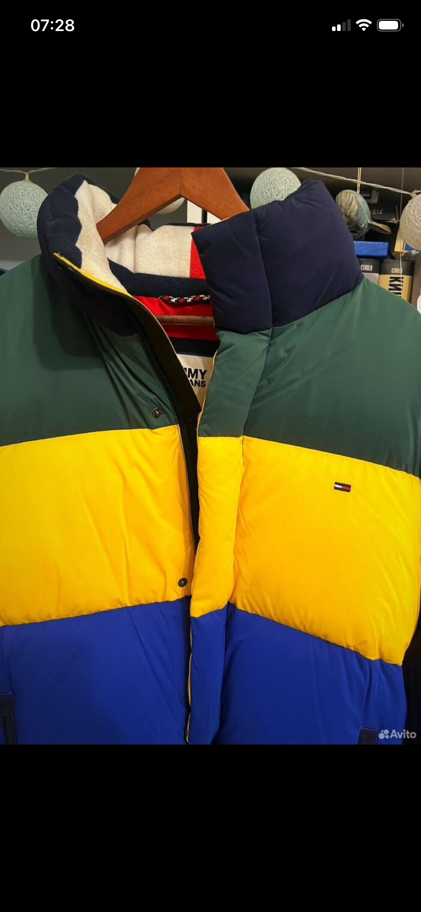 Tommy hilfiger пуховик
