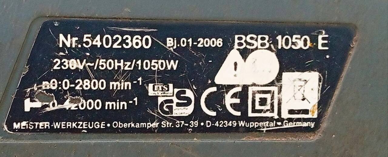 Дрель Проводная Basic Meier BSB 1050 E в Ужуре фото 3 Для дома и дачи Ужур