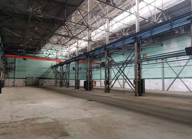  Аренда отапливаемого производственного цеха 2505 м2 с 5 кран-балками до 10 т и мощностью 400 кВт