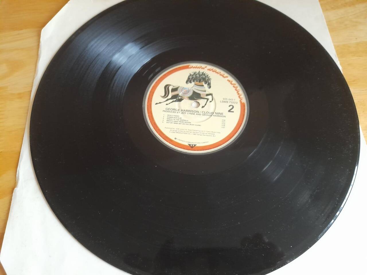 Пластинка George Harrison. Cloub nine. 