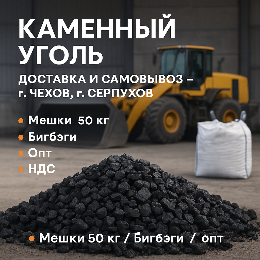 Уголь каменный для печей и котлов  в Чехове фото 2 Услуги Чехов