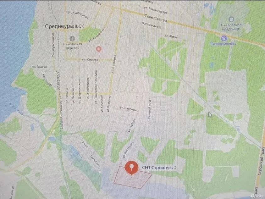 Участок 5,5 сот. (СНТ, ДНП) в Среднеуральске фото 4 Недвижимость Среднеуральск
