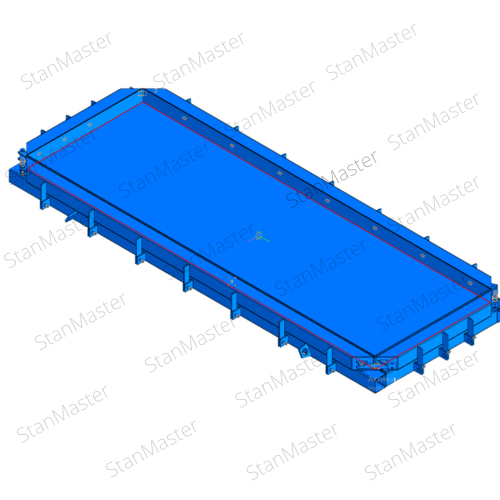 Металлоформа для аэродромных плит ПАГ 14