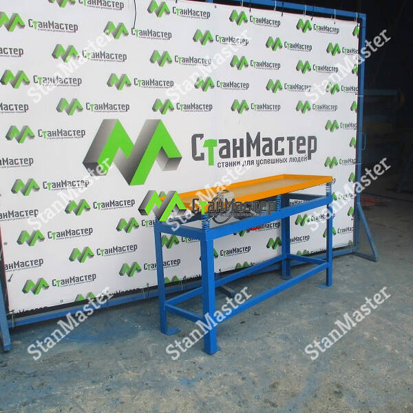 Вибростол для производства тротуарной плитки и блоков 1370×440 в Москве фото 2 Услуги Москва