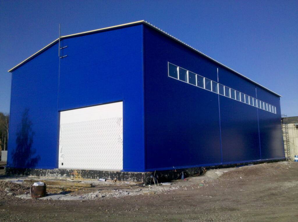 Быстровозводимые склады, ангары из сэндвич-панелей в Москве фото 4 Услуги Москва