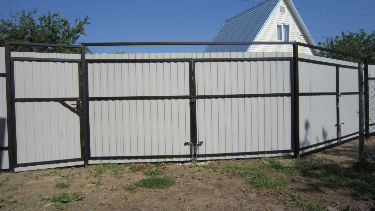 Забор из профнастила (профлиста) в Кимрах фото 6 Услуги Кимры