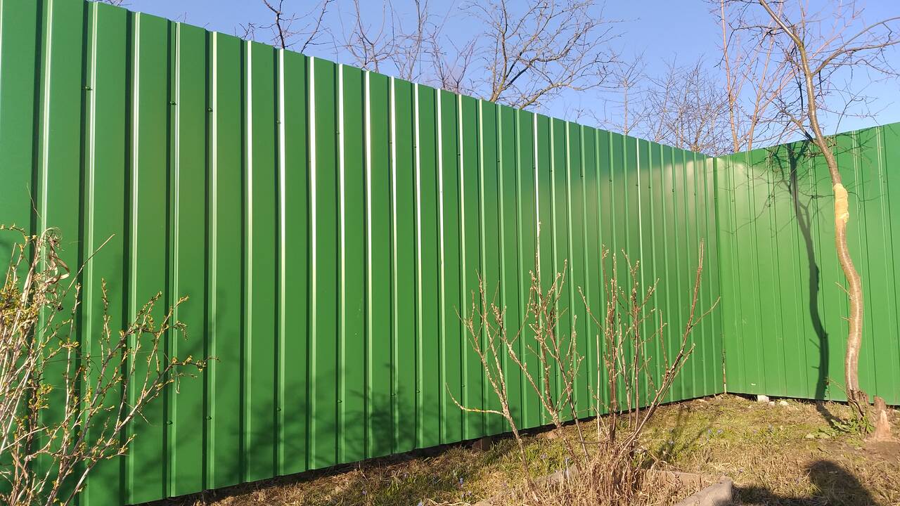 Забор из профнастила (профлиста) в Кимрах фото 3 Услуги Кимры