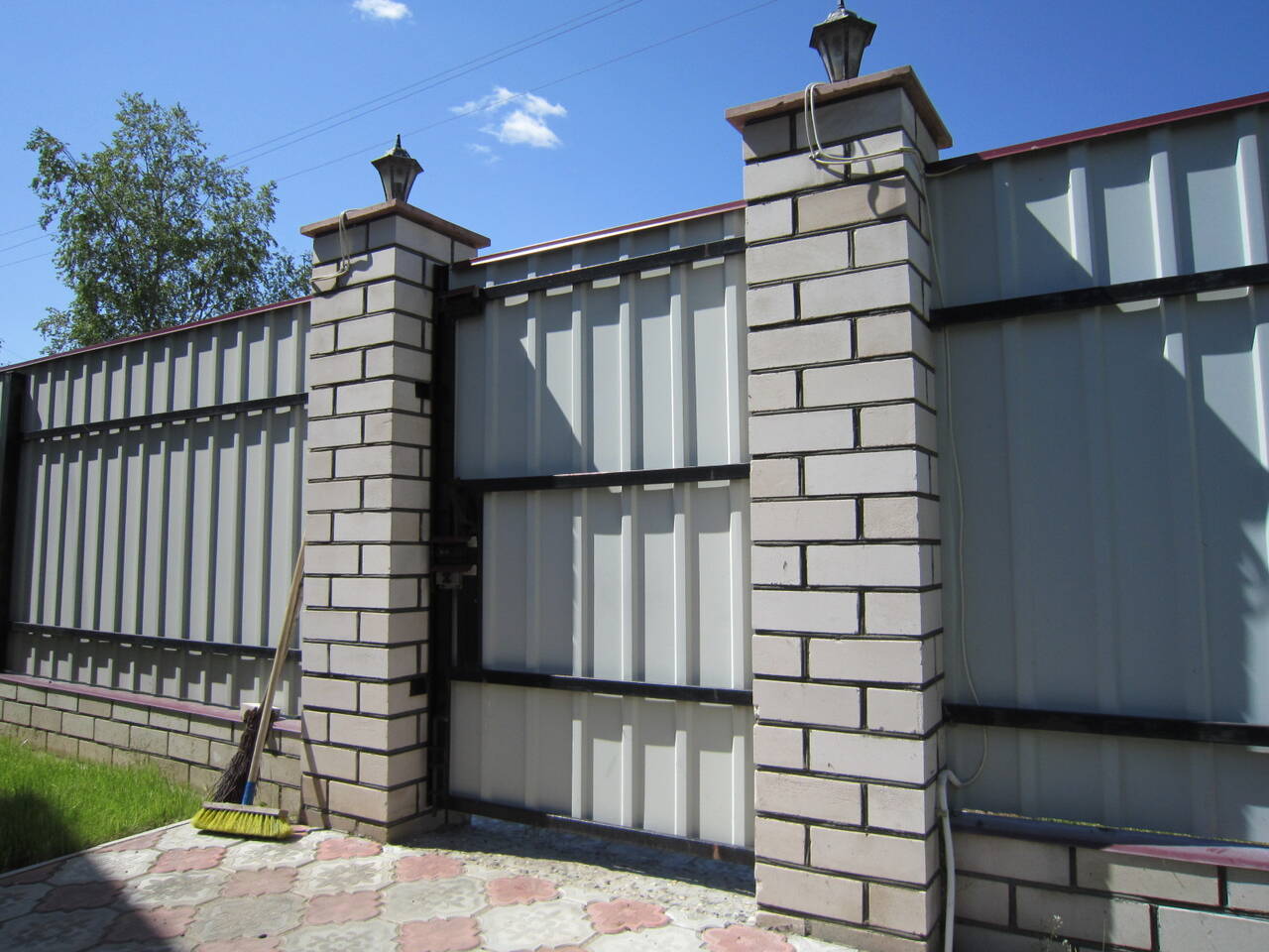 Забор из профнастила (профлиста) в Кимрах фото 1 Услуги Кимры