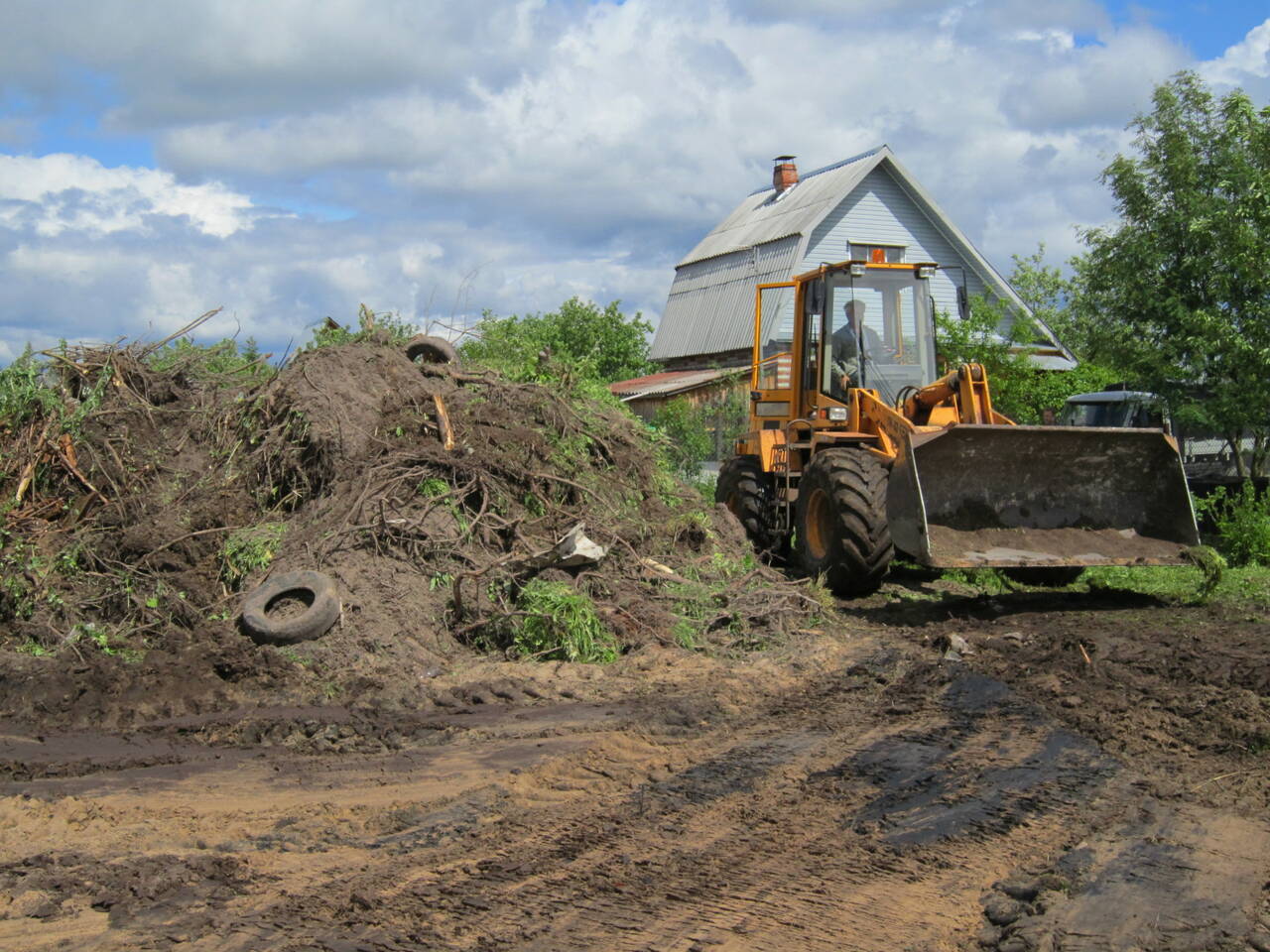 Расчистка участка под строительство в Кимрах фото 5 Услуги Кимры