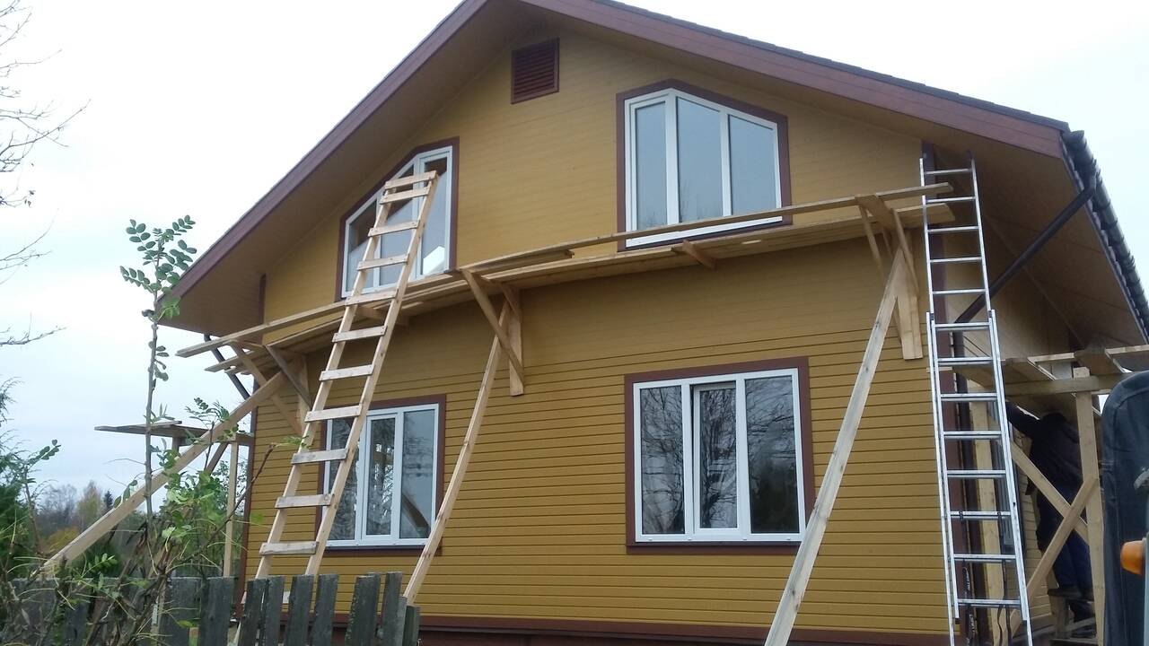 Покраска домов Бань Дач в Кимрах фото 5 Услуги Кимры