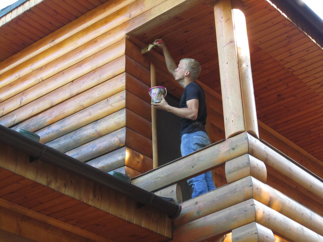 Покраска домов Бань Дач в Кимрах фото 3 Услуги Кимры