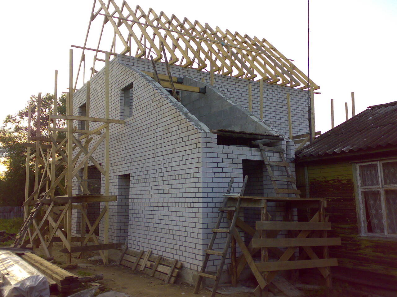 Строительство домов Гаражей Террас Веранд в Кимрах фото 2 Услуги Кимры