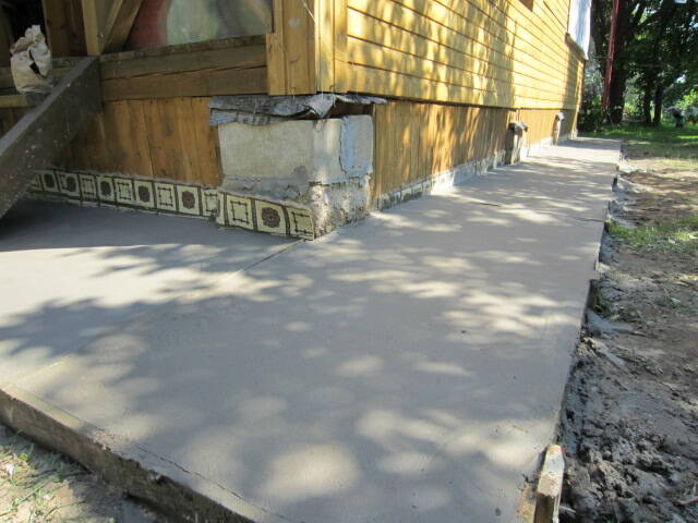 Отмостка Тропинки Бетонные работы в Кимрах фото 5 Услуги Кимры