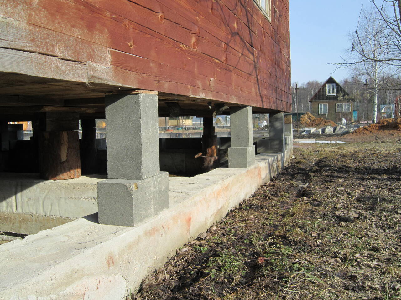Подъем дома Реставрация Замена фундаментов в Кимрах фото 2 Услуги Кимры