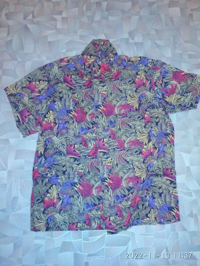 продам мужские яркие цветные рубашки рукав короткий 48/168 Италия в Новосибирске фото 2 Личные вещи Новосибирск