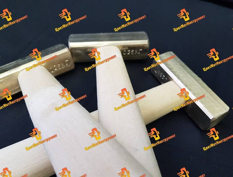 Молоток латунный искробезопасный от 250 грамм до 2 в Уфе фото 4 Услуги Уфа