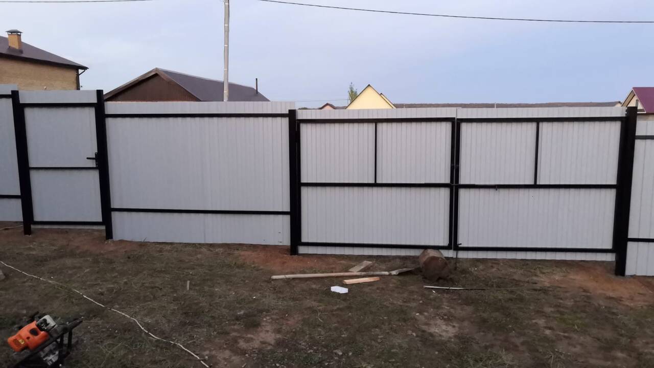 Забор из профнастила  в Казани фото 6 Услуги Казань