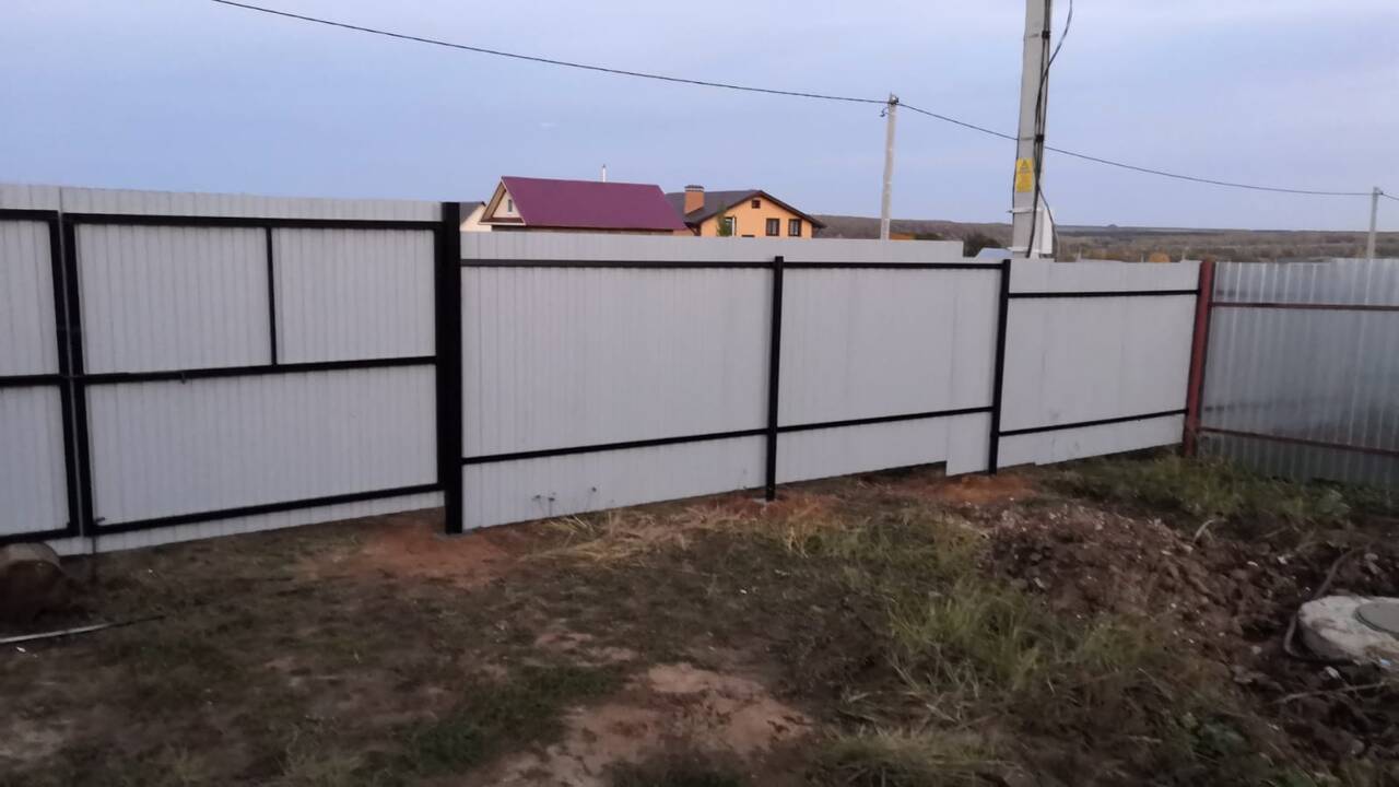 Забор из профнастила  в Казани фото 5 Услуги Казань