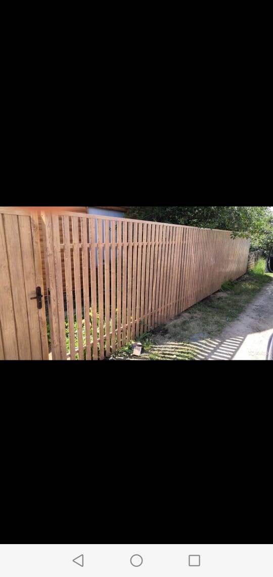 Забор металлоштакетник 