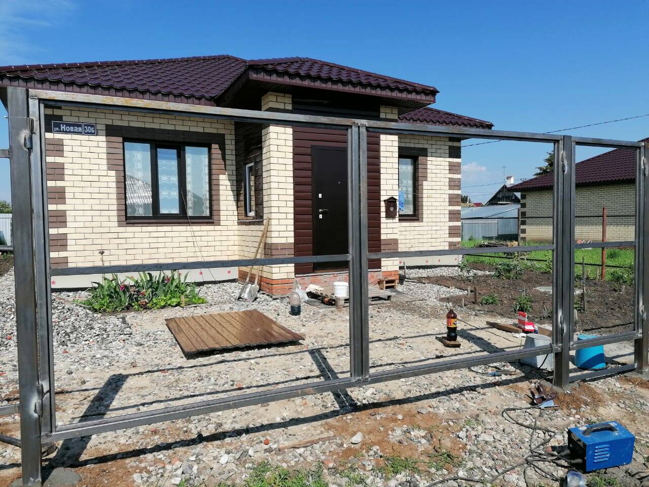 Каркас забора