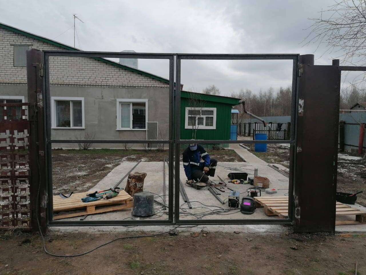 Каркас забора в Казани фото 6 Услуги Казань