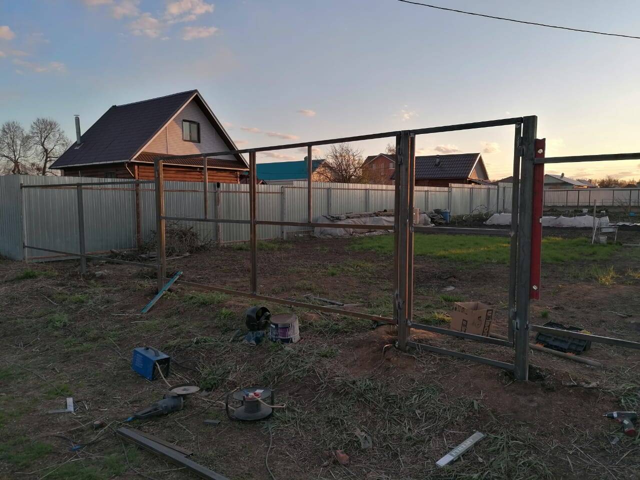 Каркас забора в Казани фото 4 Услуги Казань