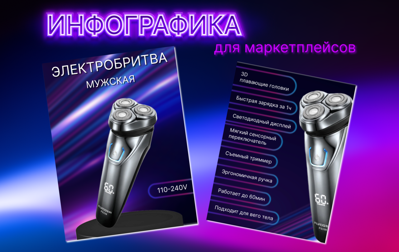 Инфографика для маркетплейсов в Москве фото 1 Услуги Москва