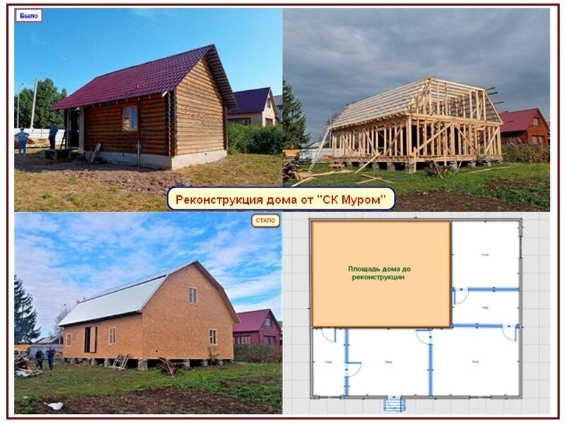 Реконструкция. Ремонт дачного дома в Москве фото 7 Услуги Москва