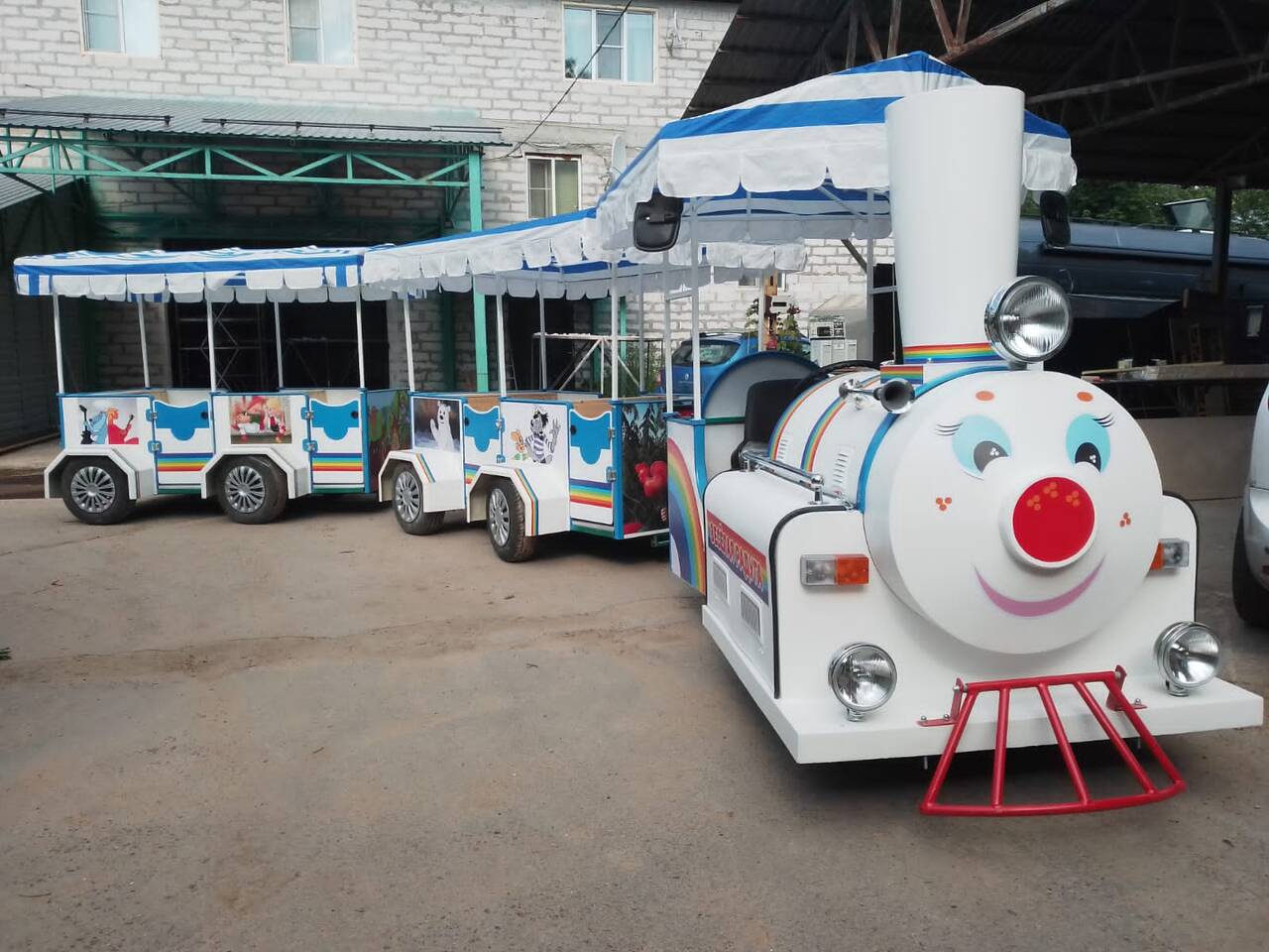 Аттракцион паровозик, аттракцион паровозик купить, рельсовый паровоз, поезд для парка  в Москве фото 3 Транспорт Москва