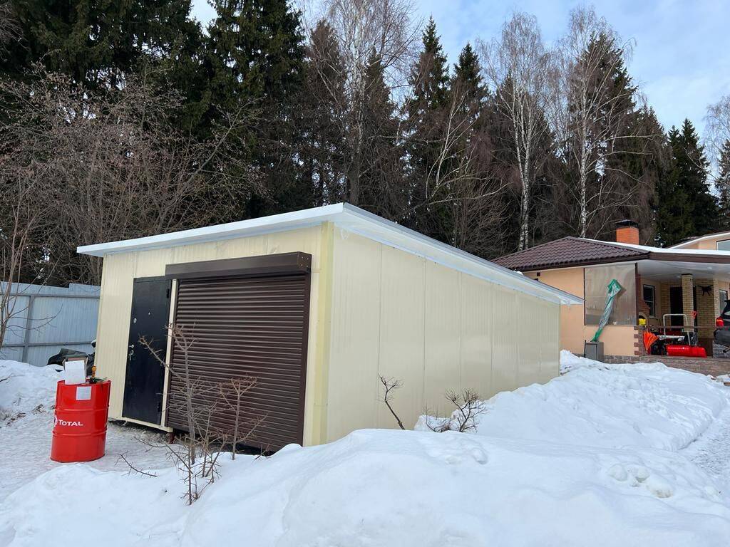 Гараж из сэндвича панелей в Одинцово фото 3 Услуги Одинцово