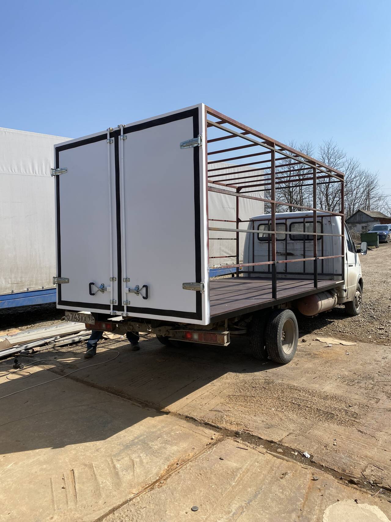 Изготовления ворот на газель и каркасов в Краснодаре фото 3 Транспорт Краснодар