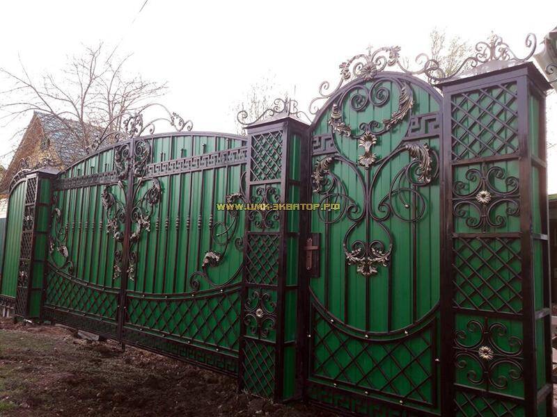 Кованые ворота в Бугульме фото 2 Для дома и дачи Бугульма