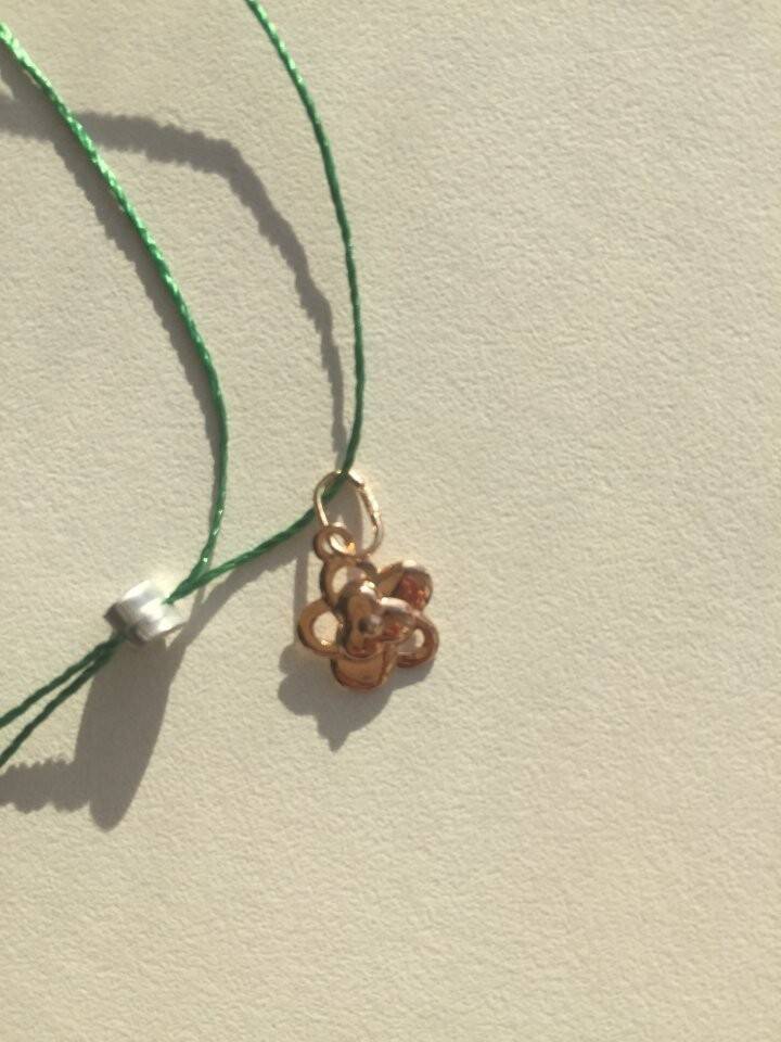 Кулон подвеска цветок новая позолота серебро адамас украшени в Москве фото 3 Личные вещи Москва