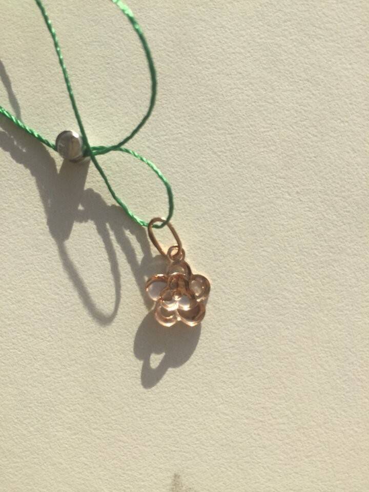 Кулон подвеска цветок новая позолота серебро адамас украшени в Москве фото 4 Личные вещи Москва