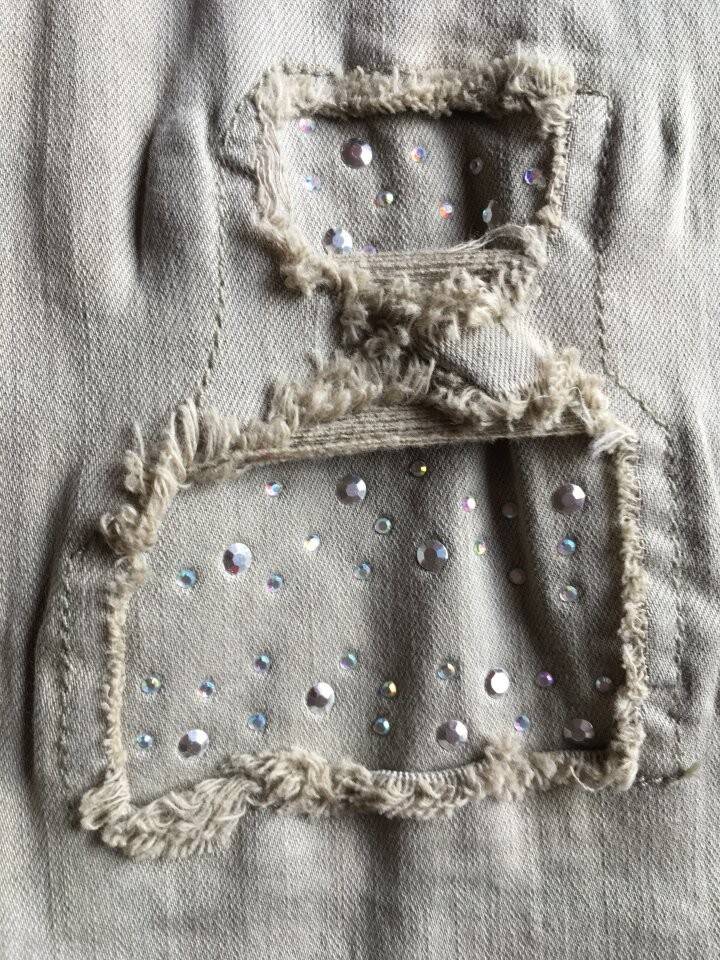 Джинсы новые modern easy kids италия размер 16 лет 170 см м 46 хаки стразы сваровски в Москве фото 5 Личные вещи Москва