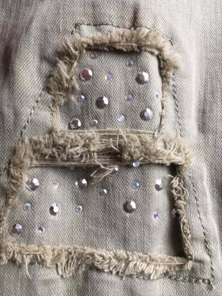 Джинсы новые modern easy kids италия размер 16 лет 170 см м 46 хаки стразы сваровски в Москве фото 3 Личные вещи Москва