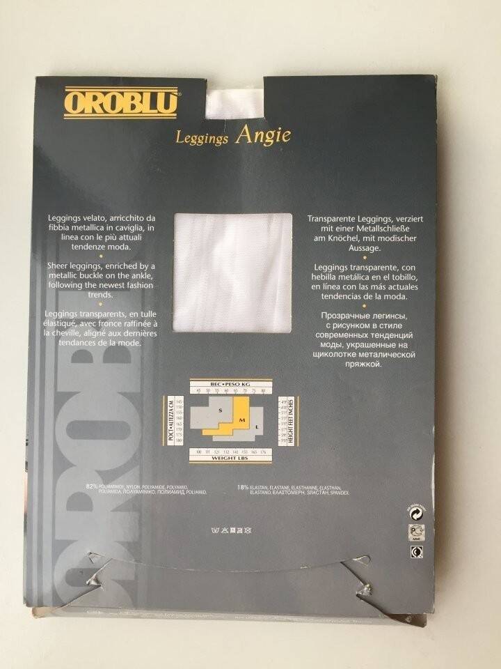 Лосины новые oroblu 46 м белые сетка стретч брюки леггенсы леггинсы легенсы легинсы женские в Москве фото 2 Личные вещи Москва