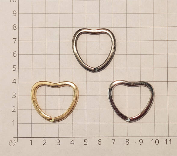  Кольцо спиральное арт.444/сердце в Москве фото 1 Личные вещи Москва