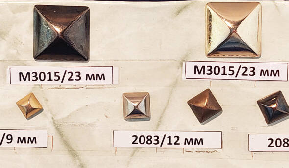 Пукля пирамида на усах арт.3015/23мм золото в Москве фото 1 Личные вещи Москва