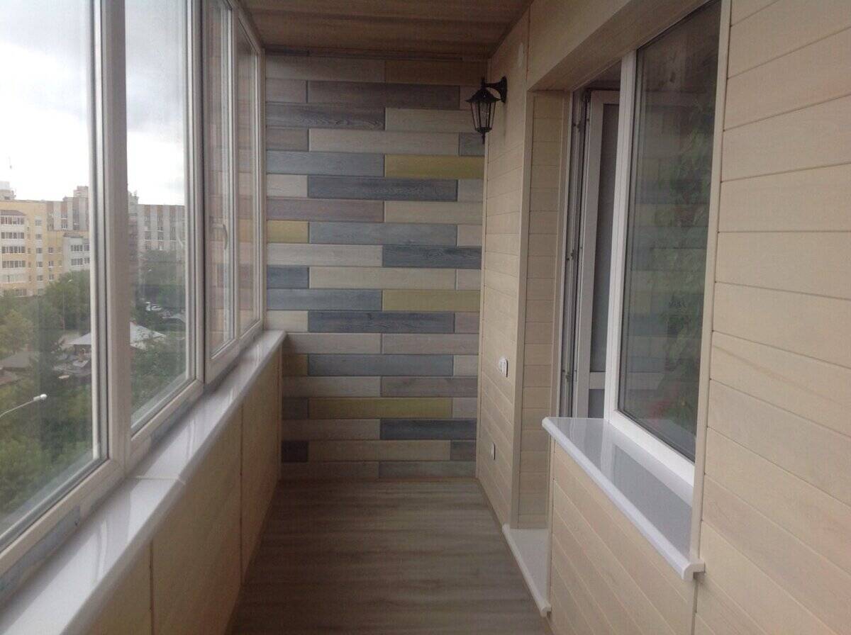 Отделка балконов и лоджий