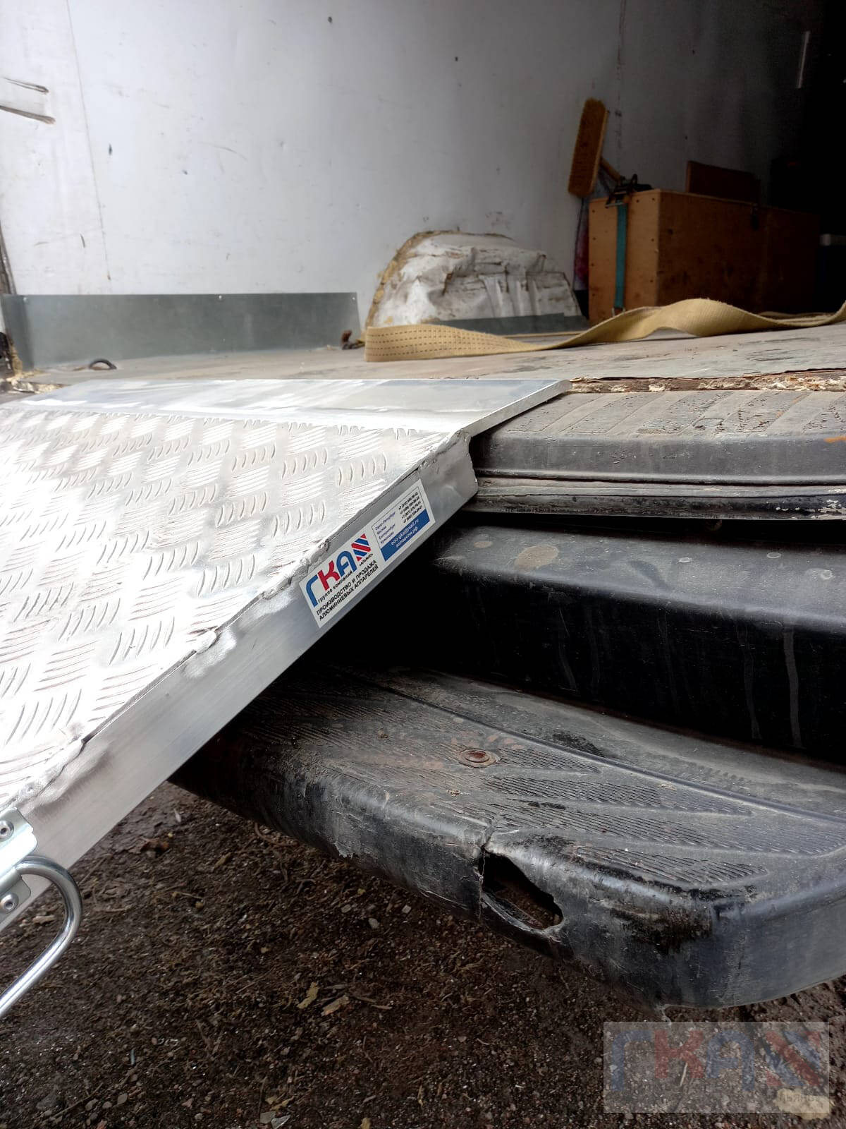 Сходни (аппарели) ГКА 300.100/3KM Грузоподъёмность 450 кг  в Москве фото 2 Транспорт Москва