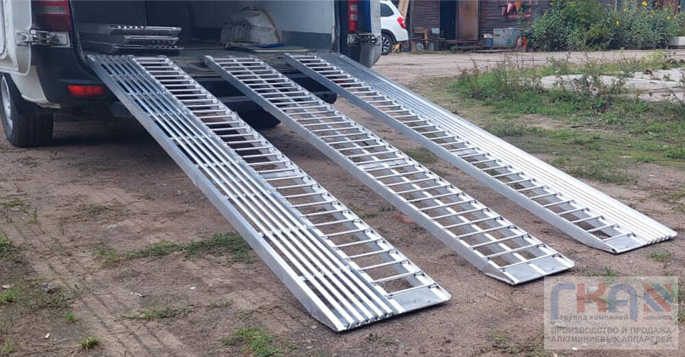 Аппарели алюминиевые для заезда 1000 кг/на комплект   в Москве фото 4 Транспорт Москва