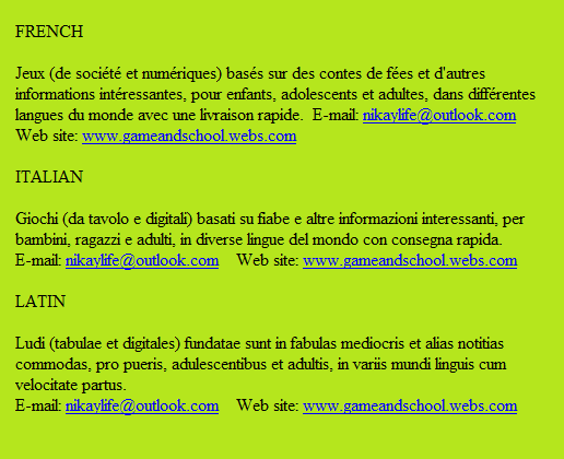 Иностранные языки играя в настольные игры в Москве фото 3 Услуги Москва Иностранные языки играя в настольные игры в Москве фото 3 Услуги Москва