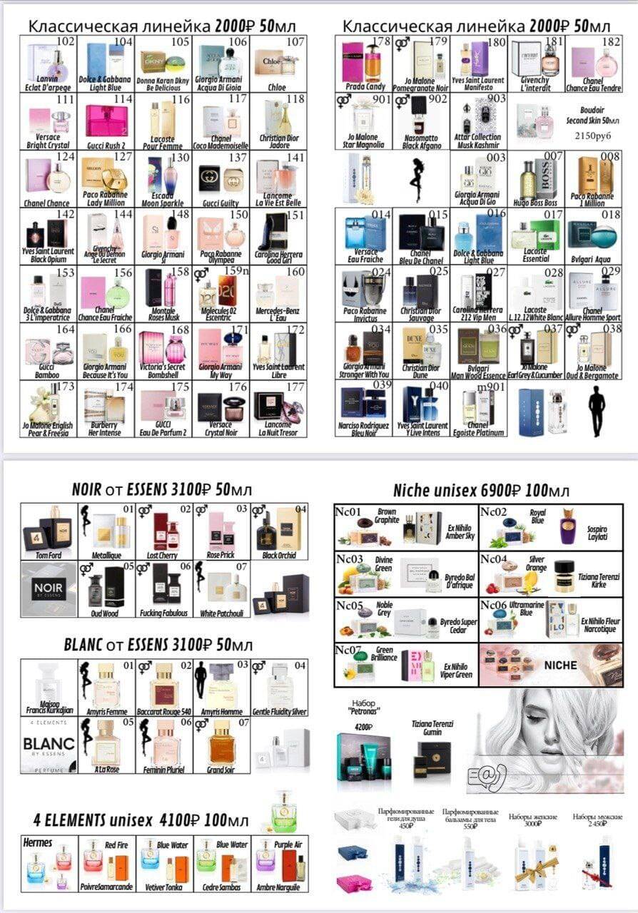  УНИКАЛЬНЫЕ- НОМЕРНЫЕ ДУХИ  ОТ ESSENS  в Туле фото 3 Услуги Тула