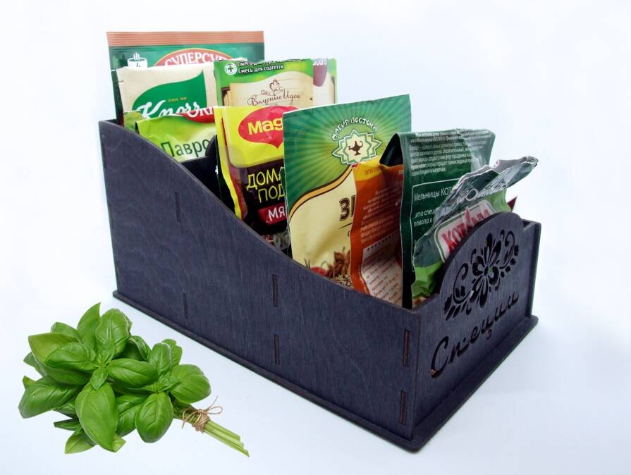 Органайзер для пакетиков специй и приправ Органайзер для пакетиков специй и приправ